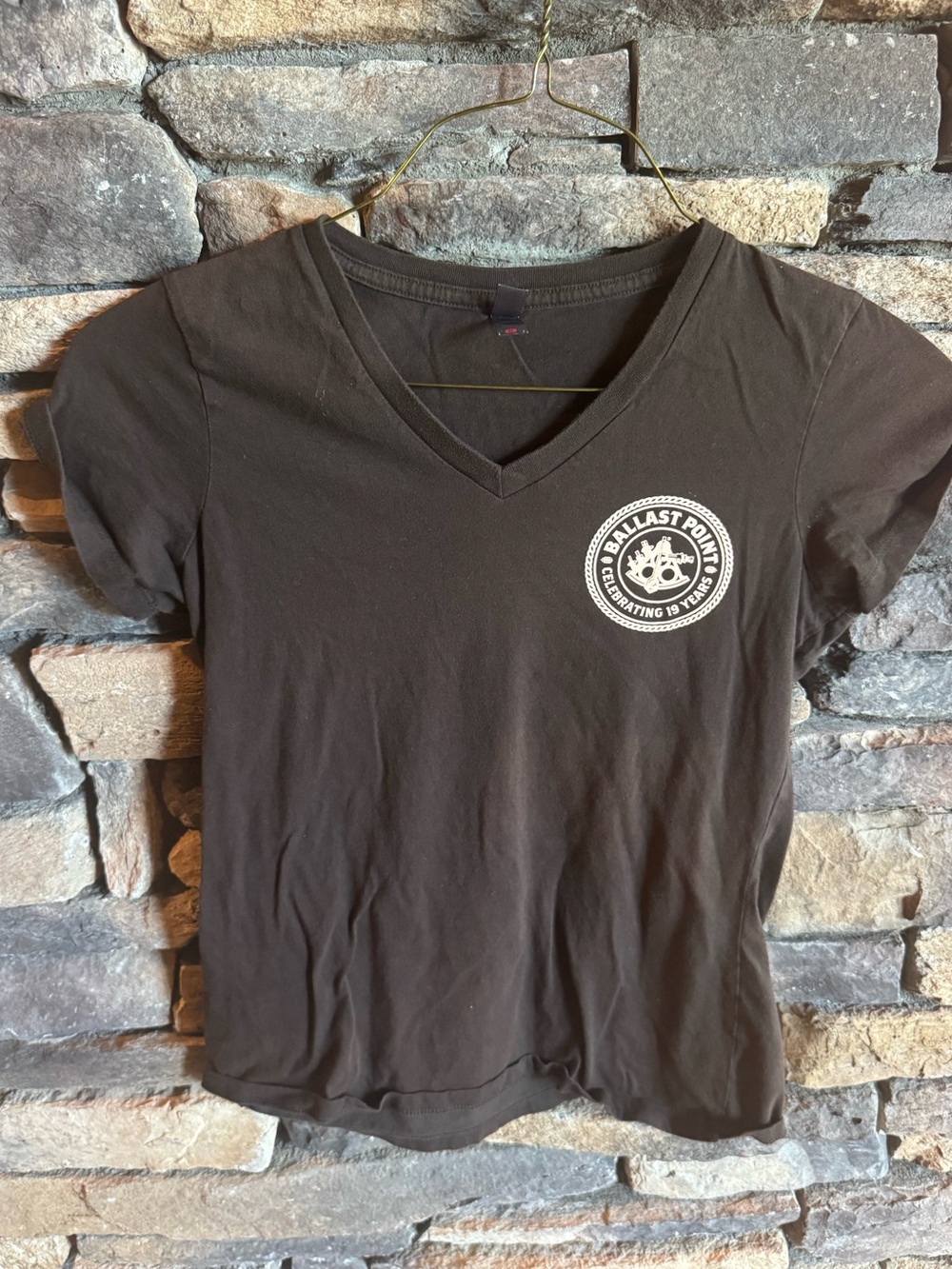 Women's Black Ballast Point V-Neck Oktoberfest Tee